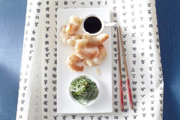 tempura of shrimp