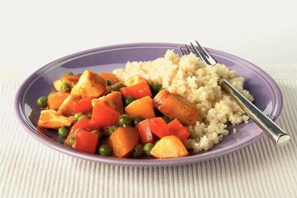 sweet-and-sour hawai chicken with peach