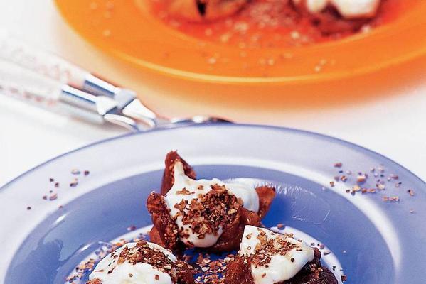 grilled figs with honey quark
