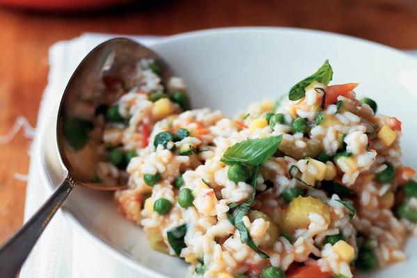 risotto with summer vegetables