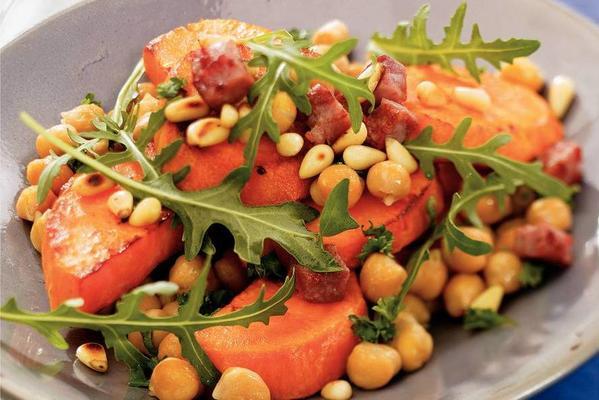 sweet potatoes with chickpeas