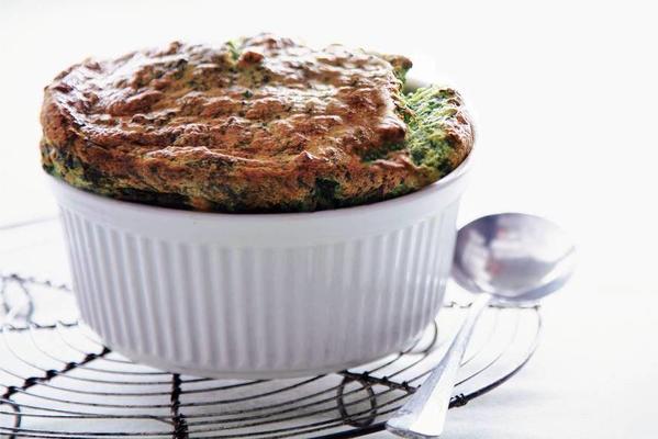 spinach souffle from sang-lan