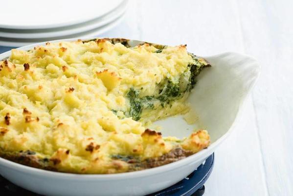 casserole of spinach with cheese