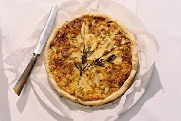 quiche with goat's cheese