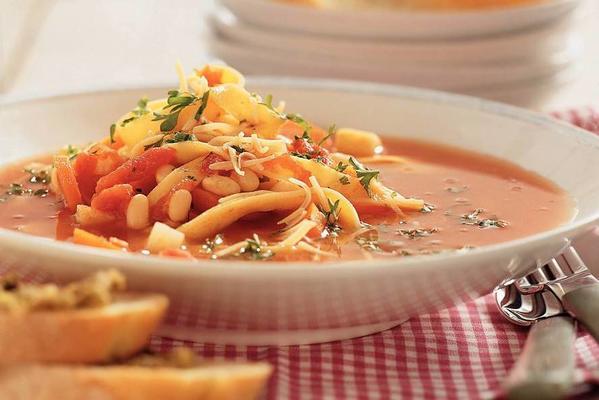 white bean soup with pasta