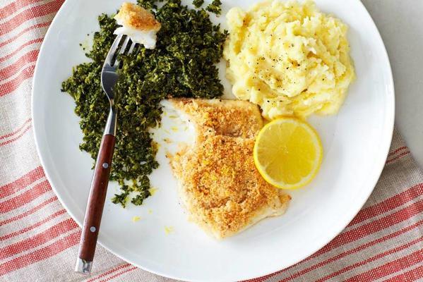 cod with kale