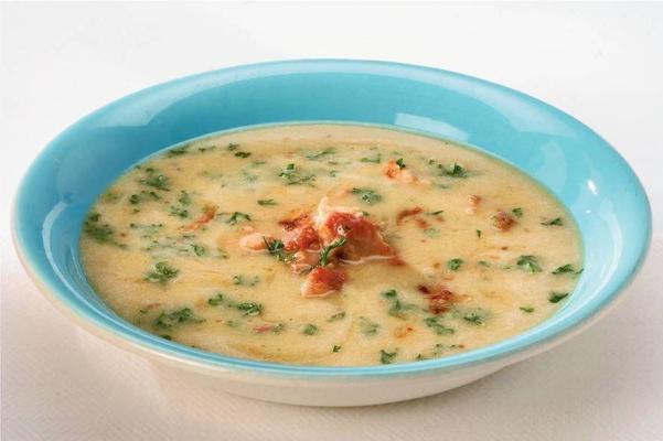 well-filled vegetable soup