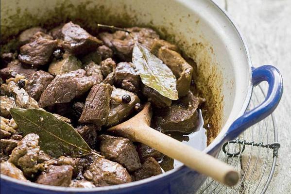classic stew with red wine