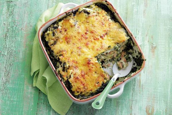Lasagne With Salmon And Spinach