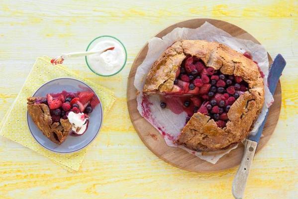 buckwheat galette with summer fruit