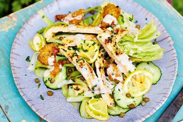 rachel khoo's chicken salad with buttermilk dressing