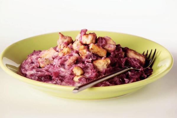 red cabbage cranberry stew