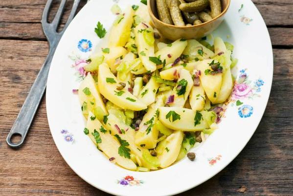 potato salad with capers and parsley