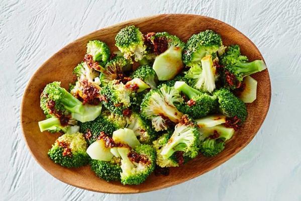 broccoli with ginger and sambal