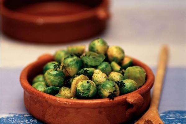 Stir-fried Brussels sprouts