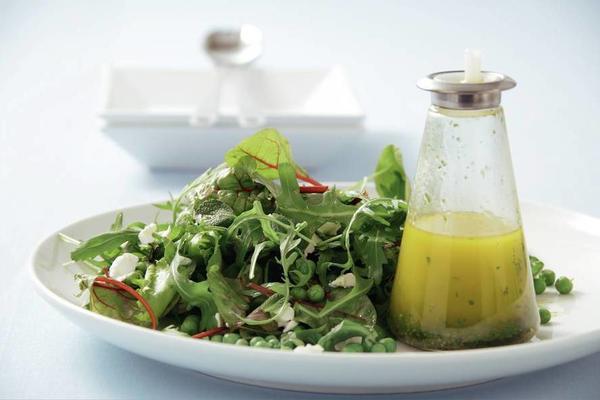 salad with mint dressing