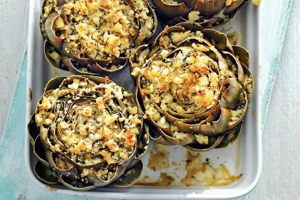 stuffed artichokes from the oven