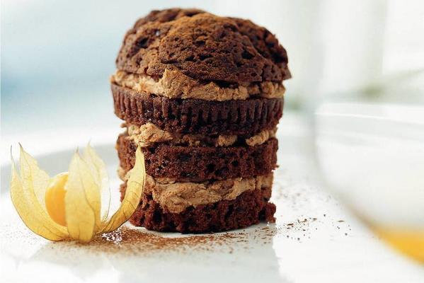 pure chocolate muffins with cognac