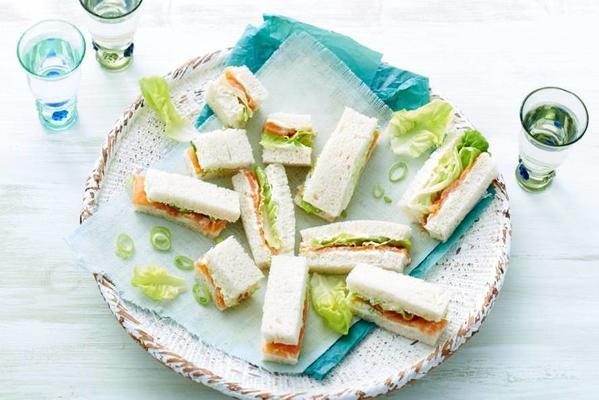 salmon sandwich bars