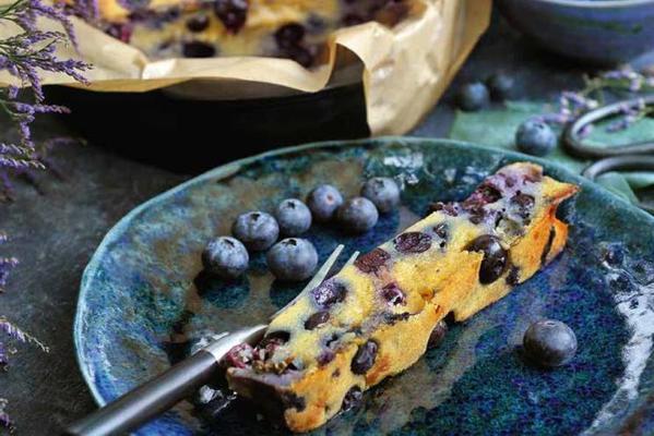 pascale naessens' creamy blueberry cake