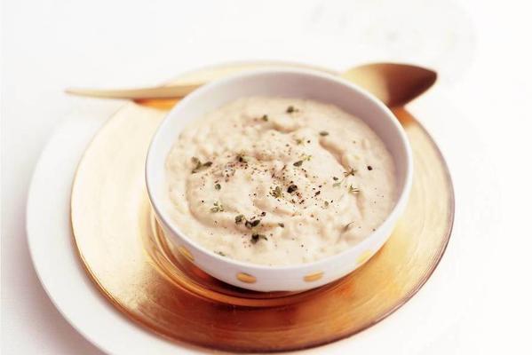 white bean puree with fennel and thyme