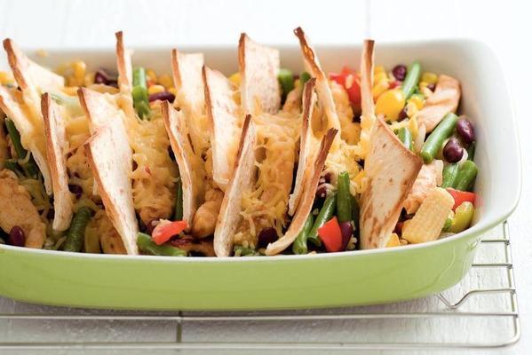mexican vegetable dish with chicken