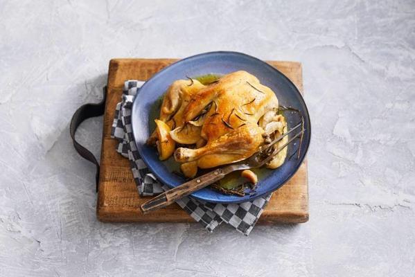 whole chicken with lemon and rosemary