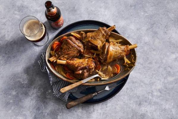 lamb shanks with bokbier