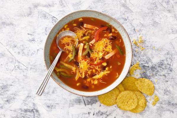 mexican tomato soup with corn