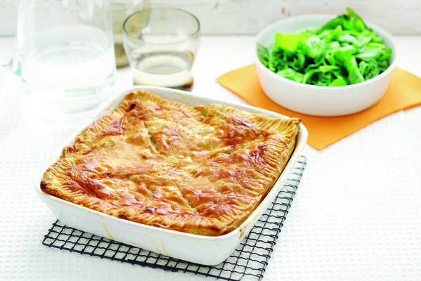 cheese pie with caramelized onion