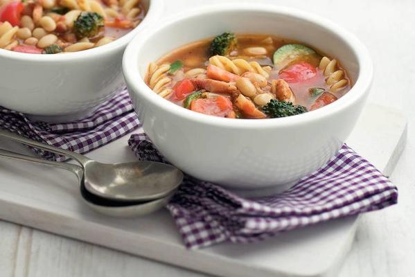 minestrone soup with bacon