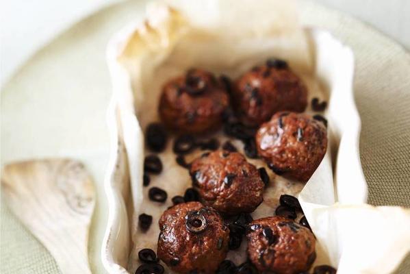 meatballs with olives