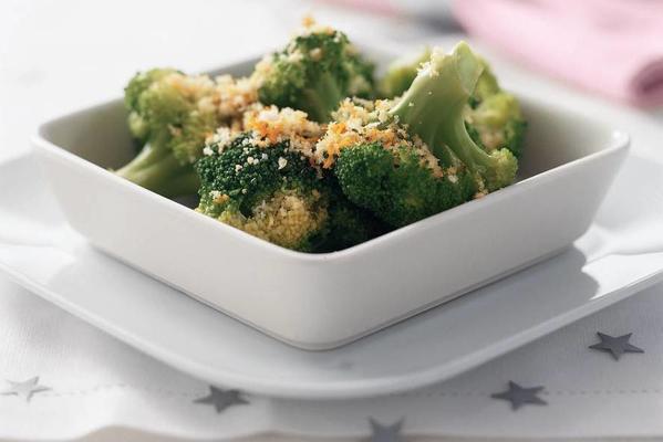 broccoli with orange crumb