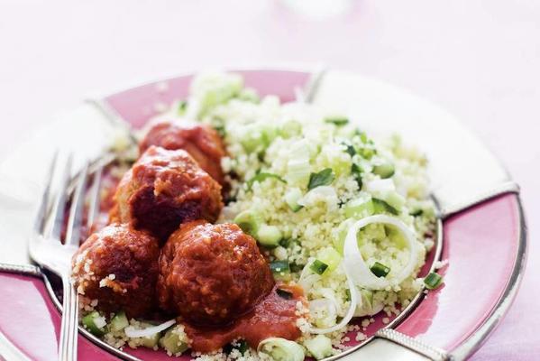 meatballs with couscous