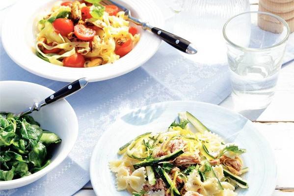 Tagliatelle with mussels