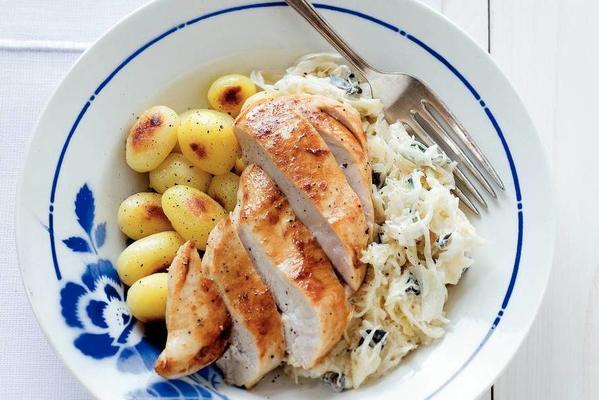 sauerkraut chicken with potatoes