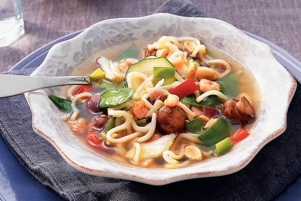 Noodle soup with Shrimps