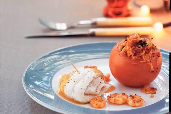 stuffed tomatoes with spice rice