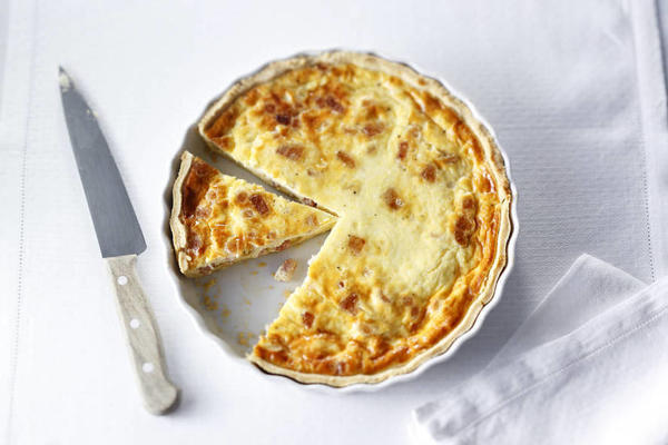 basic quiche with bacon
