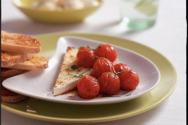 ricotta with roasted cherry tomatoes