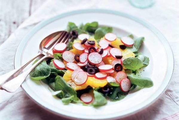 radish salad with orange
