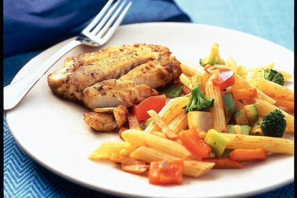 marinated fish with vegetable paste
