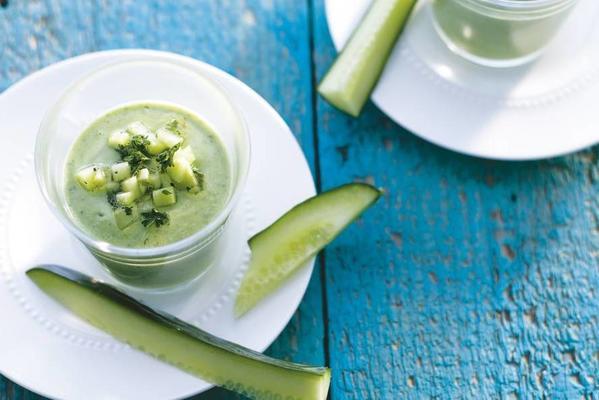 cucumber-avocado soup