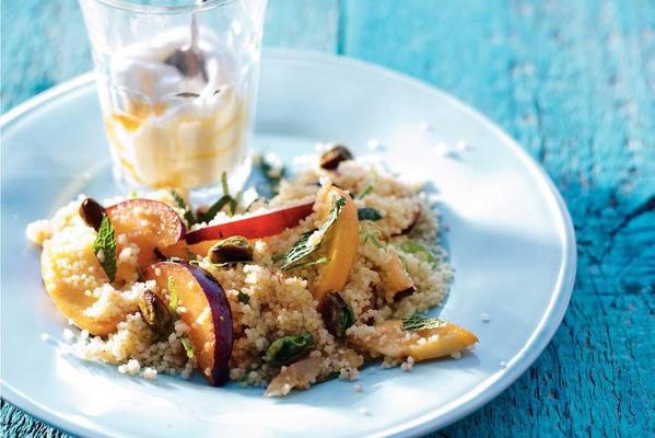 couscous with apricot and plum