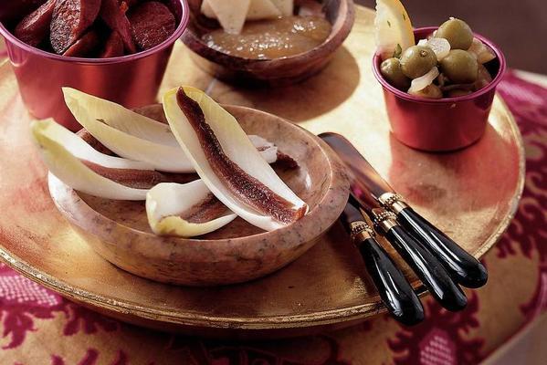 chicory with anchovies