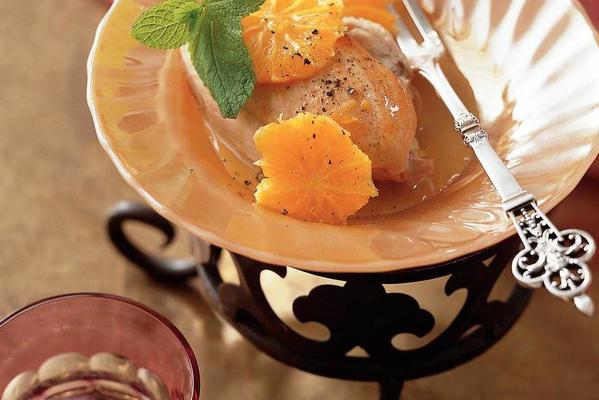 chicken with orange and mint