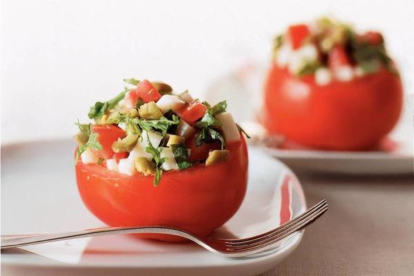 stuffed tomatoes with goat's cheese