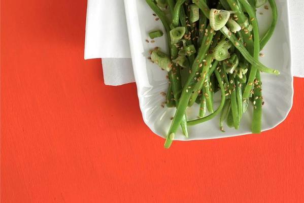 string beans with sesame