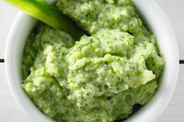 broccoli dip with goat's cheese