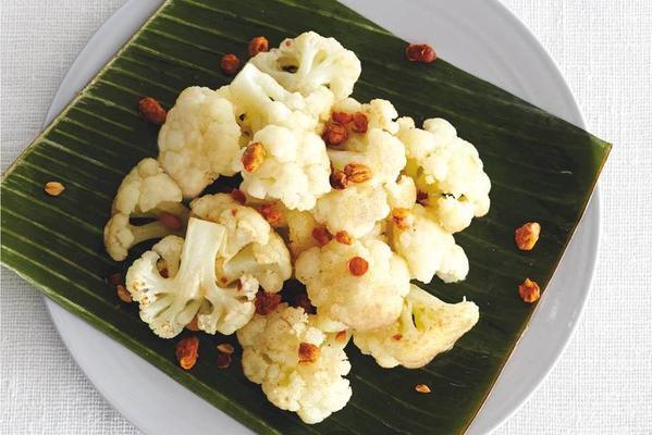 cauliflower with katjang pedis